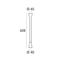 Linea Light Snake w2 lampada da parete