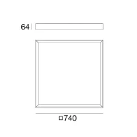 Linea Light Tara maxi lampada da soffitto Linea Light Tara maxi lampada da soffitto