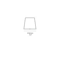 Fontana Arte replacement diffuser for 3247TA medium table