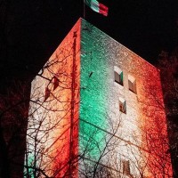 New lamps Proiettore Faro LED Barra RGB Quadrato 60W IP65 Per