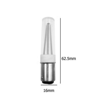 Lampadina LED B15 3W Trasparente BA15d 240V 320lm 2700K Luce