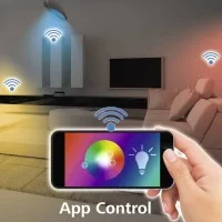 Multicolour Wifi Smart RGB White LED Bulb 900lm Amazon Alexa