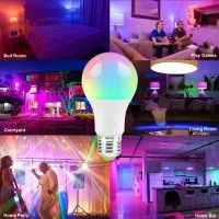 Multicolour Wifi Smart RGB White LED Bulb 900lm Amazon Alexa