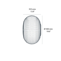Fontana Arte Bianca ceiling wall lamp