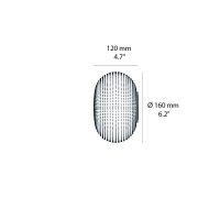Fontana Arte Bianca ceiling wall lamp
