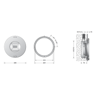 BEGA Apparecchi Da Incasso LED 18,3W 24V Per Piscine IP68