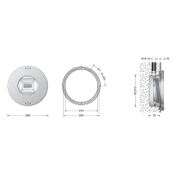 BEGA Apparecchi Da Incasso LED 18,3W 24V Per Piscine IP68