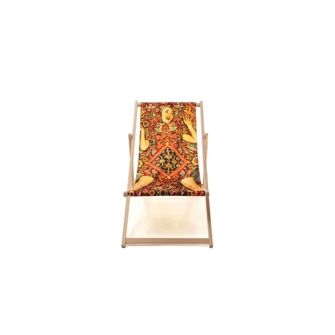 Seletti Toiletpaper folding deck chair