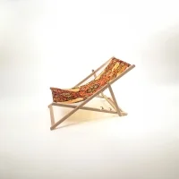 Seletti Toiletpaper folding deck chair