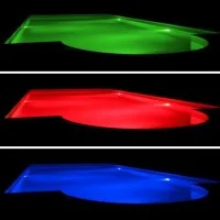 Targetti neptune faro rgb ip68 ik10 immersione 1e1417 piscina