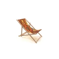 Seletti Toiletpaper folding deck chair