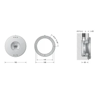 BEGA Apparecchi Da Incasso LED 9,9W 24V Per Piscine IP68