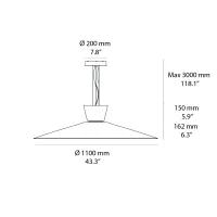 Fontana Arte Thalea 3 Cold Suspension Lamp