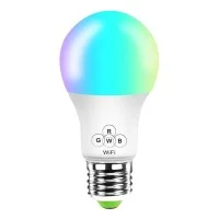 Multicolour Wifi Smart RGB White LED Bulb 900lm Amazon Alexa