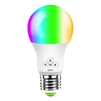 Multicolour Wifi Smart RGB White LED Bulb 900lm Amazon Alexa