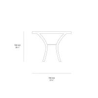 Selettidustry Collection Studio Job aluminum table