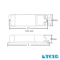 TCI 50 Str/12 mechanical 12V low voltage transformer for LED