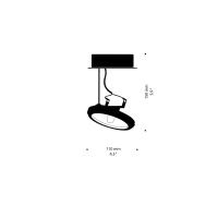 Ingo Maurer Use Me lampada da soffitto