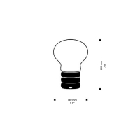 Ingo Maurer Bulb lampada a batteria