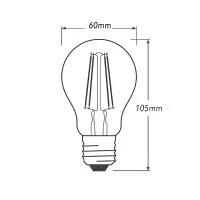 Osram PARATHOM LED E27 4W 40W 470lm 2700K Warm White Bulb