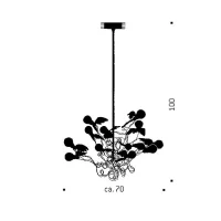 Ingo Maurer Birdies suspension lamp
