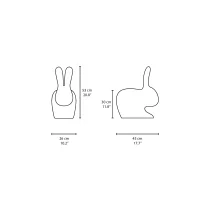 Qeeboo Rabbit Small rechargeable outdoor lamp