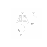 Beneito Faure Bora recessed ceiling spotlight