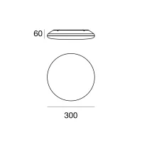 Linea Light Switch ceiling and wall lamp