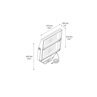Lombardo Versus 3 outdoor floodlight