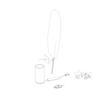 Flos replacement reflector magnet for Serena