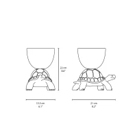 Qeeboo Turtle Carry XS Ceramic Planter Qeeboo Turtle Carry XS Ceramic Planter