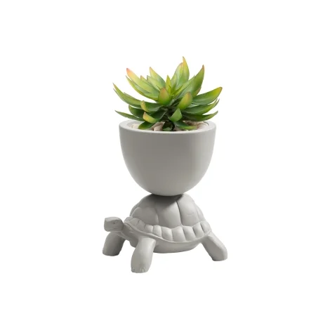 Qeeboo Turtle Carry XS Ceramic Planter