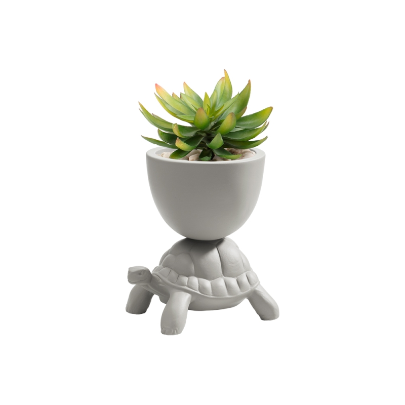 Qeeboo Turtle Carry XS Ceramic Planter