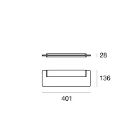 Linea Light Skinny wall lamp