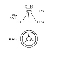 Linea Light Polo suspension lamp
