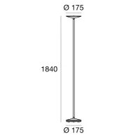 Linea Light Poe lampada da terra