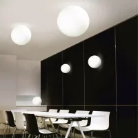 Linea Light Oh! Led ceiling and wall lamp