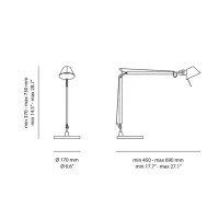 Artemide Tolomeo Micro BiColor Lampada da Tavolo Limited Edition