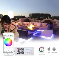 Lampo Wifi RGB Smart Control Kit RGB LED Strip APP Amazon Alexa Lampo Wifi RGB Smart Control Kit RGB LED Strip APP Amazon Alexa