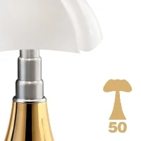 Martinelli Luce Pipistrello 50 24K gold plated limited edition
