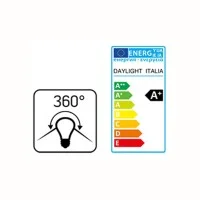 Daylight Tube Lamp LED E14 Long Filament T25 4,5W 470lm 2700K