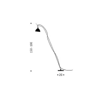 Ingo Maurer Max lampada da terra