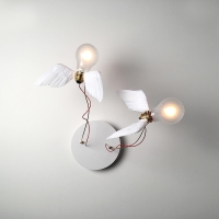 Ingo Maurer Lucellino Doppio wall and ceiling lamp