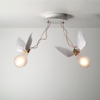 Ingo Maurer Lucellino Doppio wall and ceiling lamp