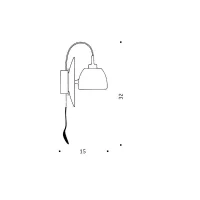 Ingo Maurer Light Au Lait wall lamp