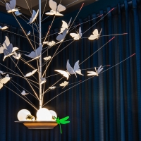 Ingo Maurer La Festa Della Farfalle suspension lamp