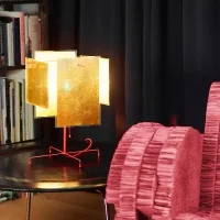 Ingo Maurer 24 Karat Blau table lamp
