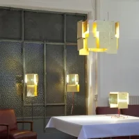 Ingo Maurer 24 Karat Blau table lamp