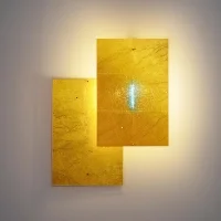 Ingo Maurer Karat Blau Flat wall lamp