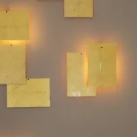 Ingo Maurer Karat Blau Flat wall lamp
